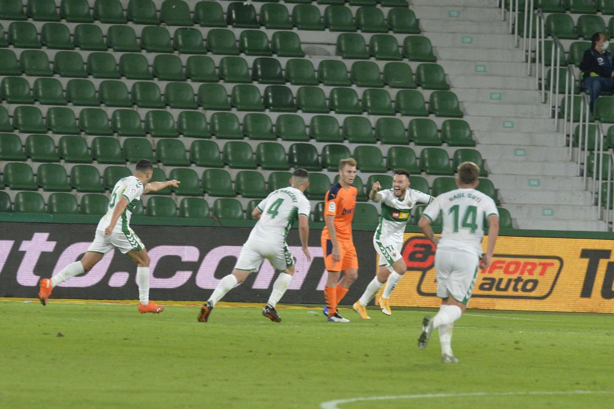 Elche CF - Valencia: Las imágenes del partido