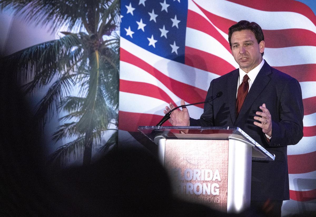 El gobernador de Florida, el republicano Ron DeSantis.