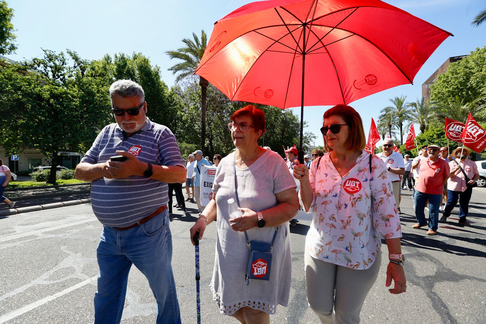 Manifestación por el Primero de Mayo en Córdoba