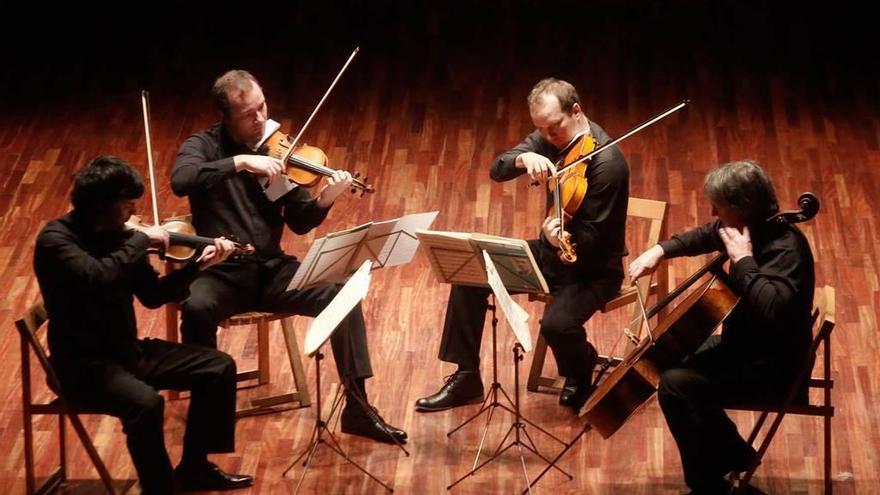 Un momento del concierto, anoche, en la Casa de Cultura.