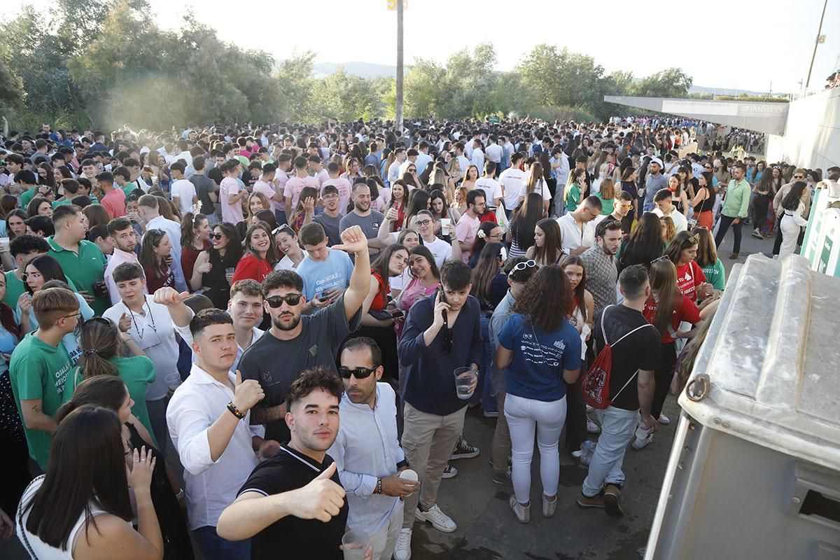 El botellón en el Balcón del Guadalquivir, en imágenes