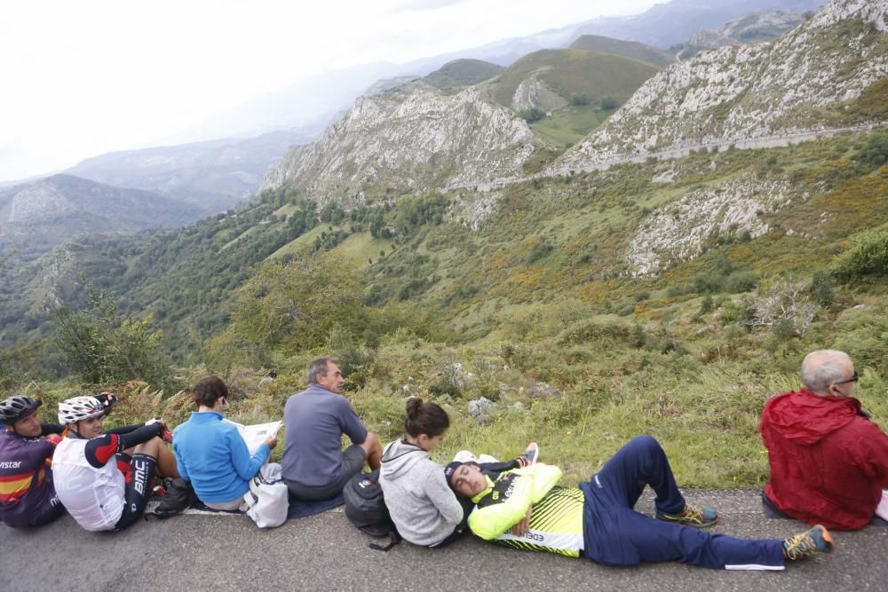 Vuelta ciclista a España. Lagos de Covadonga