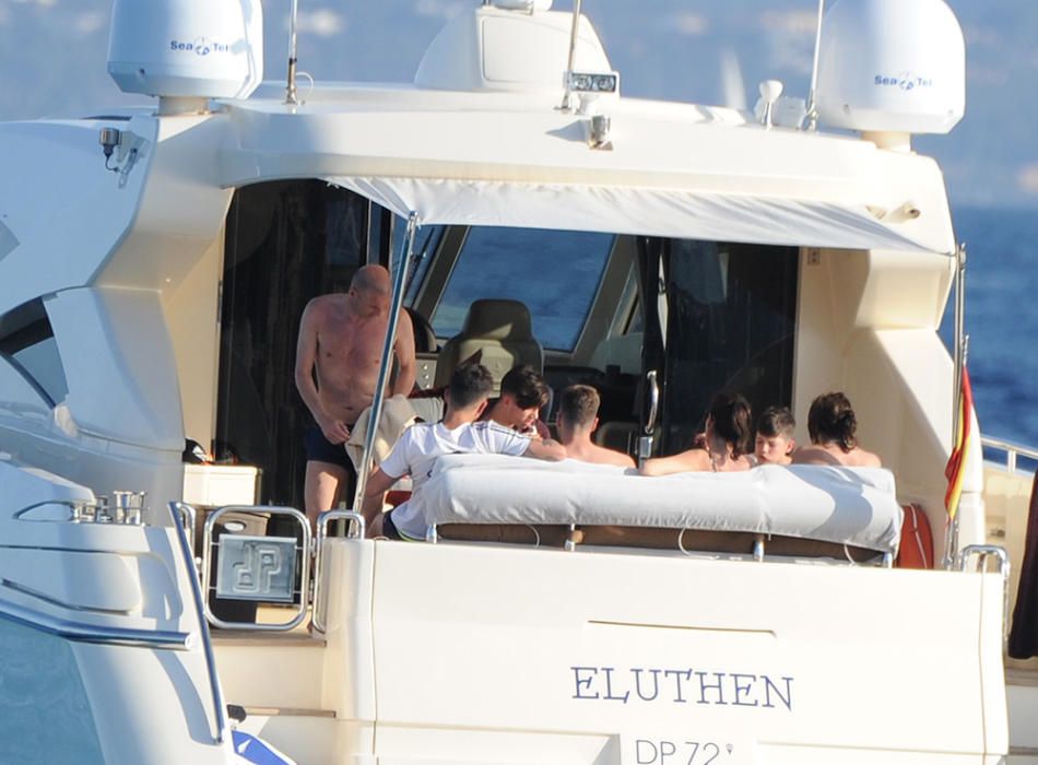 Zinedine Zidane, vacaciones en familia en Ibiza