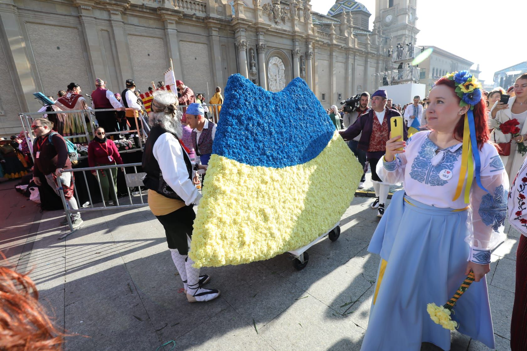 Ucrania ha sido el país invitado a la ofrenda