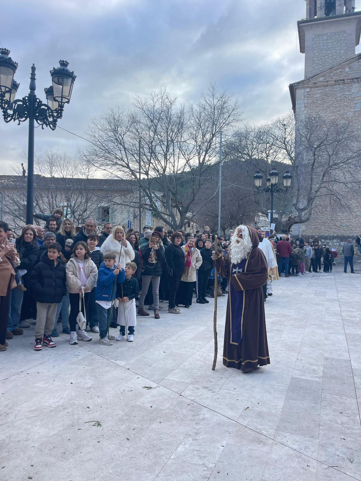 La representación de la Baixada del Corb en Mancor.