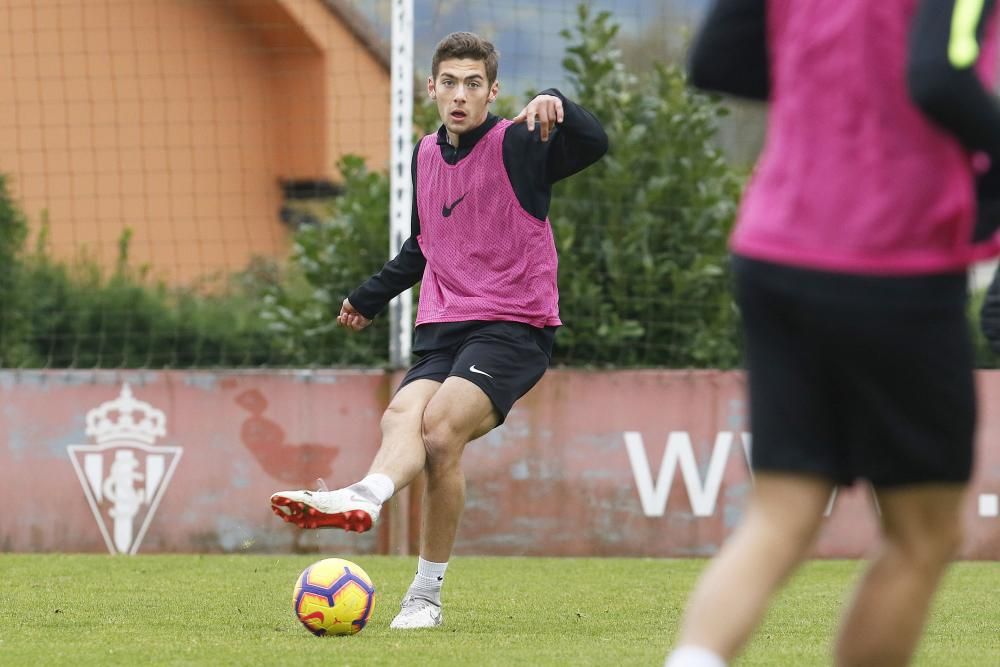 Entrenamiento del Sporting