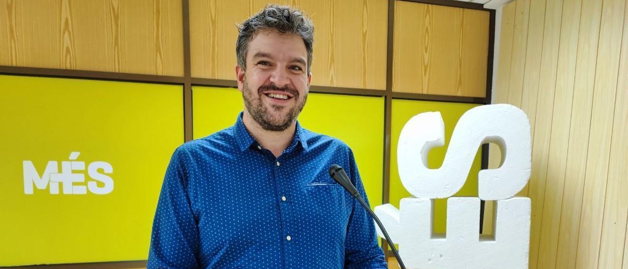 El coordinador de MÉS per Mallorca y candidato a la presidencia del Govern, Lluís Apesteguia.