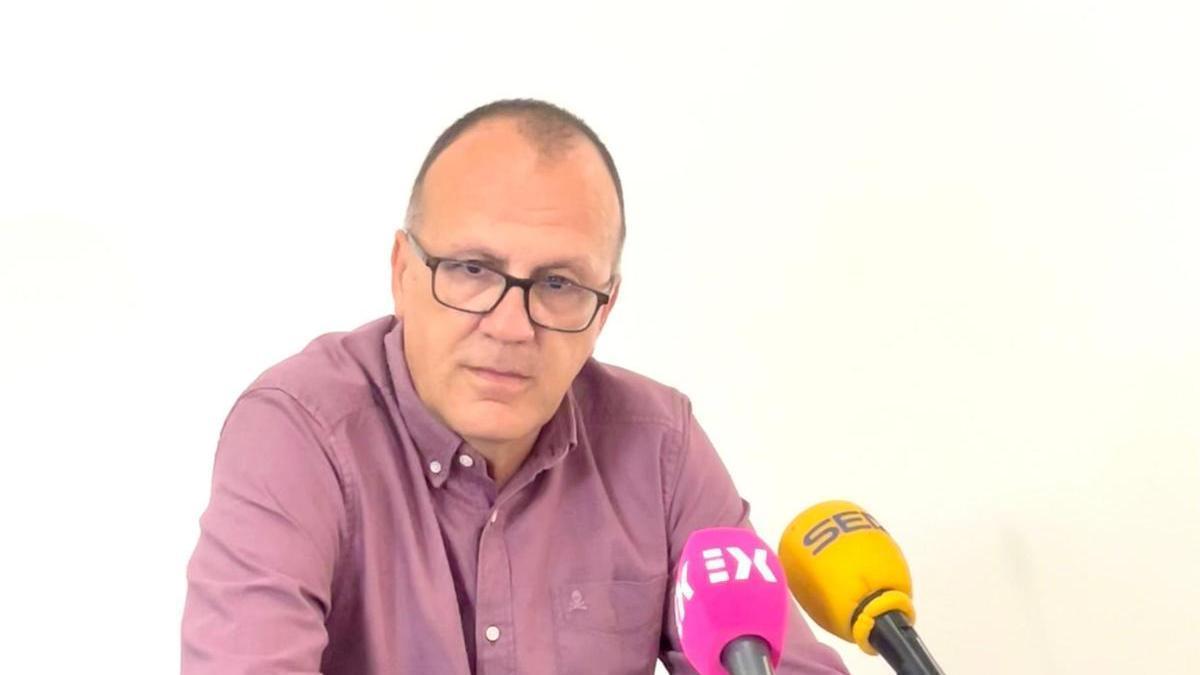 El alcalde de Navalmoral, Enrique Hueso.