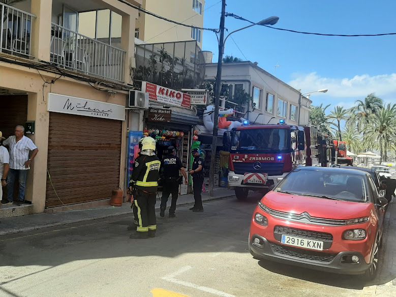 Alarma por un incendio en un sótano de s'Arenal de Llucmajor