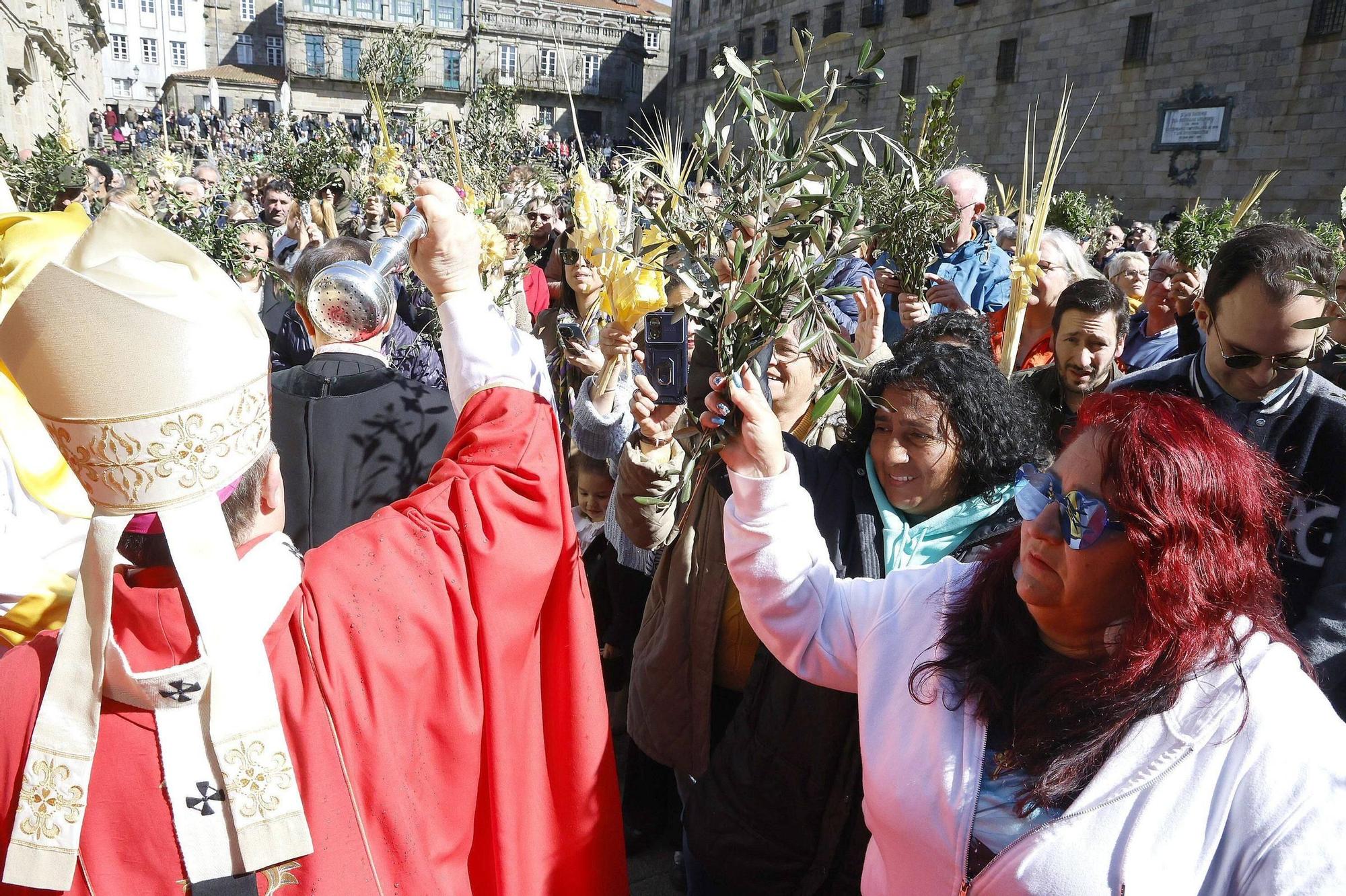 Así ha sido la procesión de la borrequita en Santiago