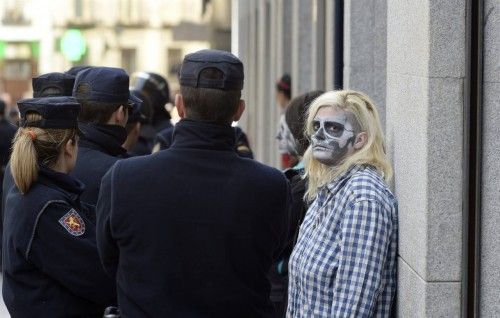 Las Femen irrumpen en la marcha contra el aborto