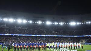 El Spotify Camp Nou, antes de un partido de Champions del FC Barcelona