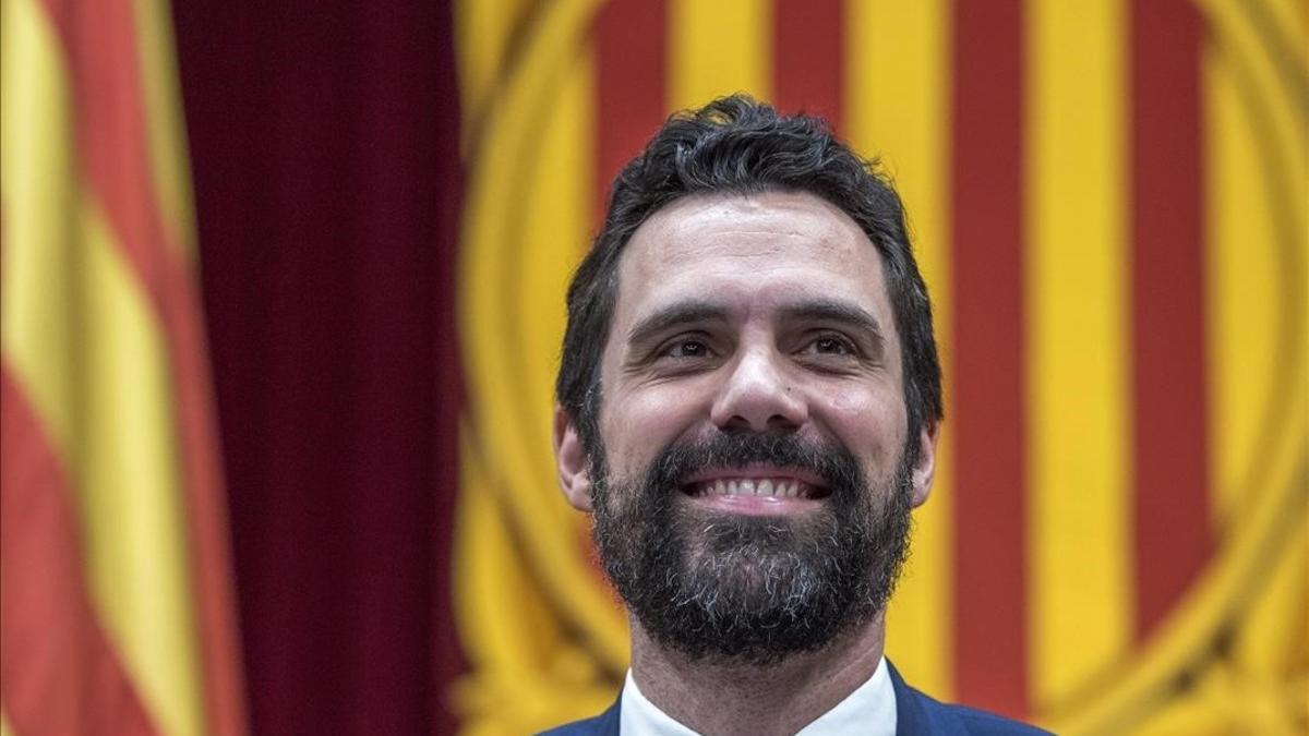 El presidente del Parlament, Roger Torrent.