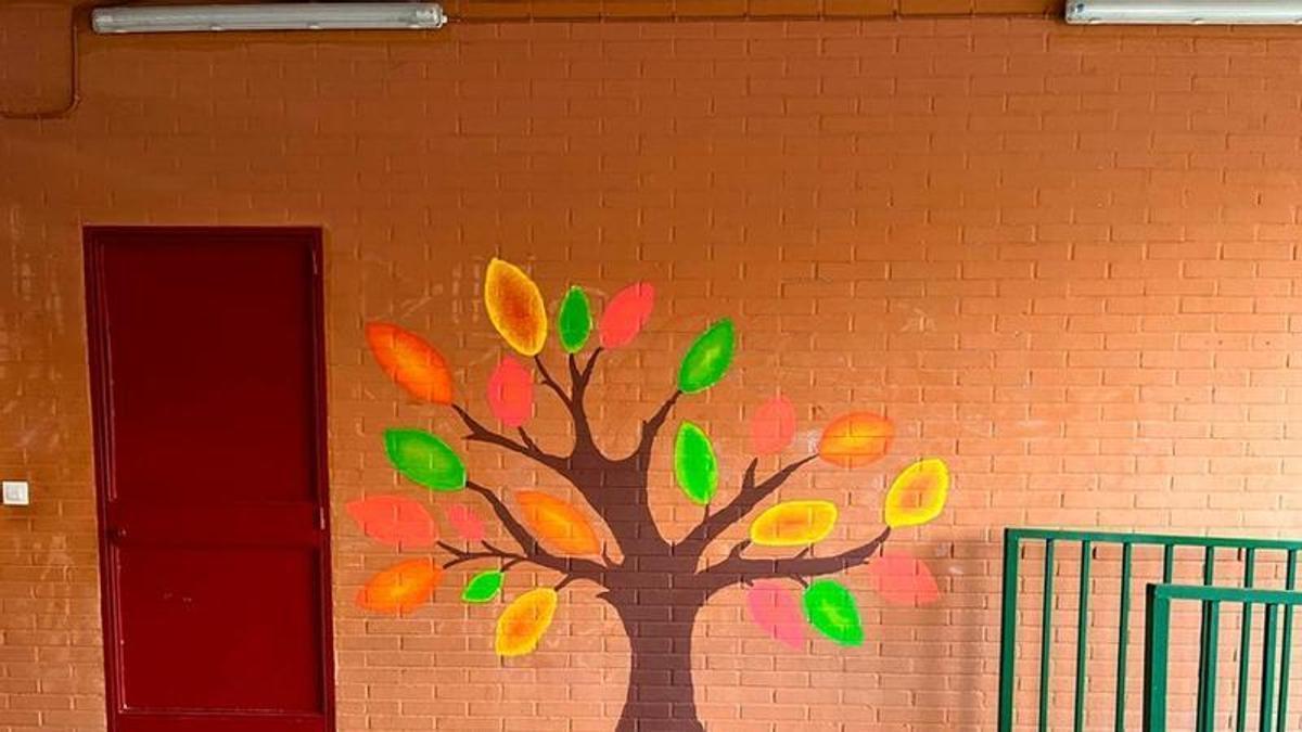 Uno de los murales de la inciativa.