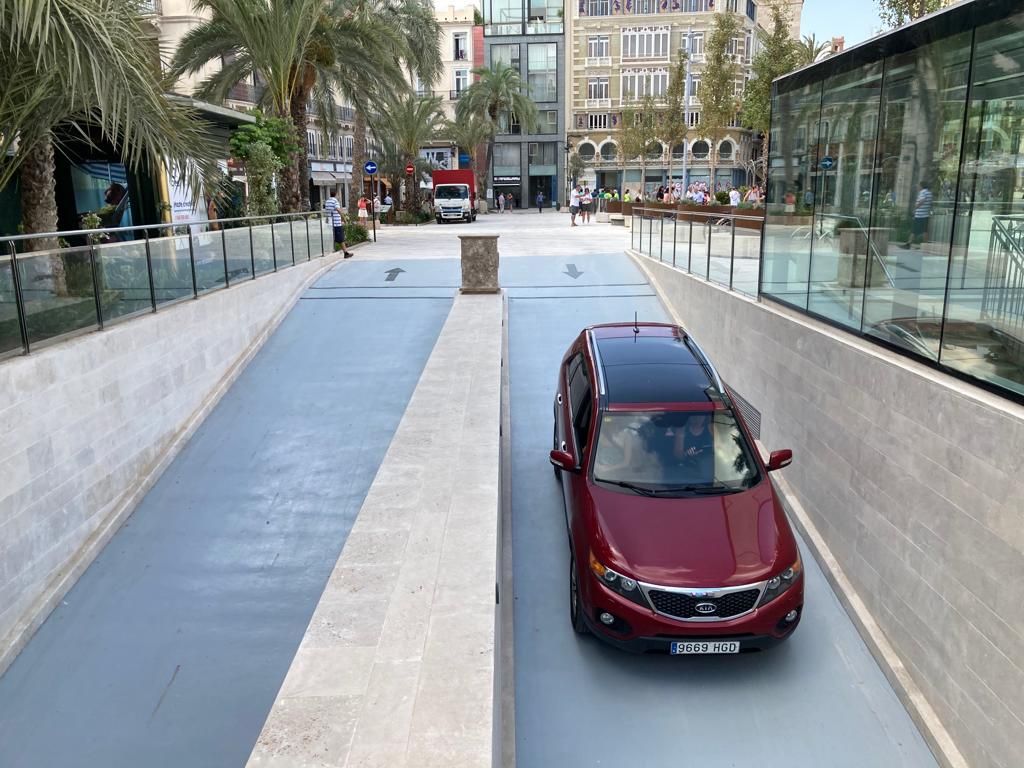 La Plaza de la Reina estrena nuevo aparcamiento subterráneo