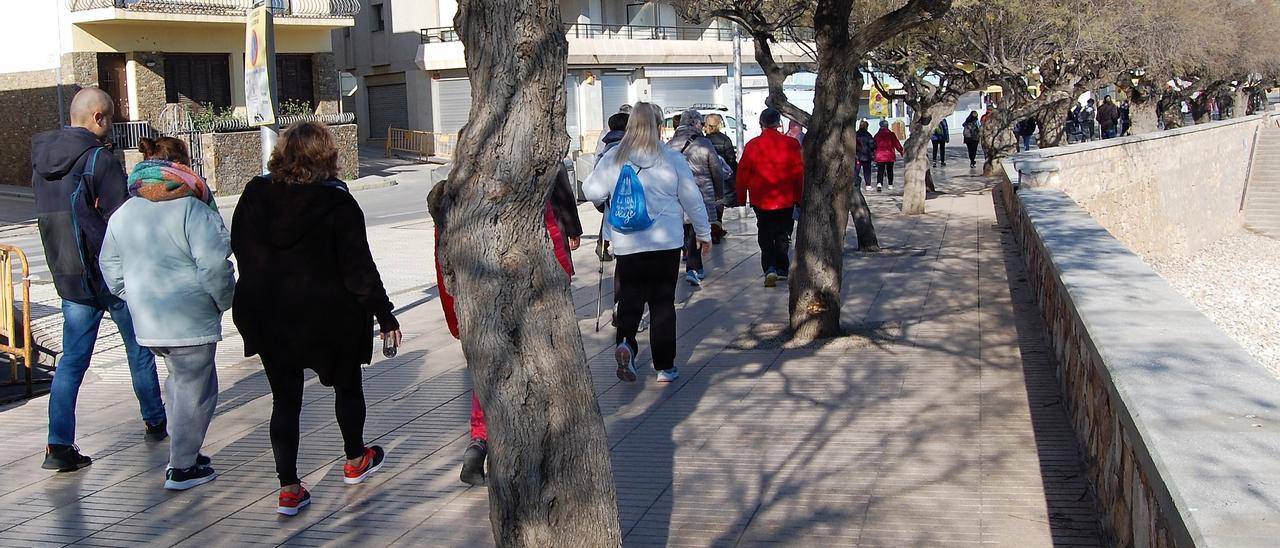 Una de les caminades organitzades a l’Escala aquest any.