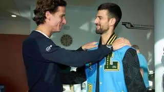 Djokovic llega a Málaga para jugar la Davis