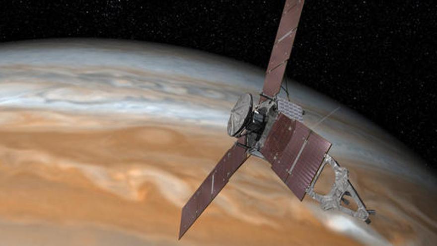 La sonda Juno completa con éxito su mayor aproximación a Júpiter