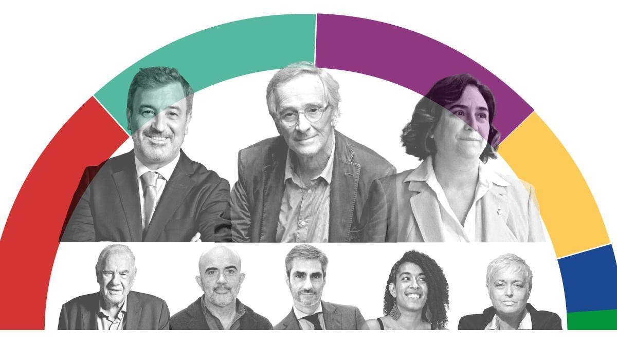 Enquesta eleccions Barcelona: els indecisos del PSC i ERC desfaran el triple empat entre Collboni, Trias i Colau