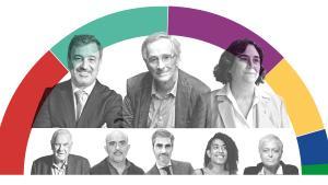 Enquesta eleccions Barcelona: els indecisos del PSC i ERC desfaran el triple empat entre Collboni, Trias i Colau