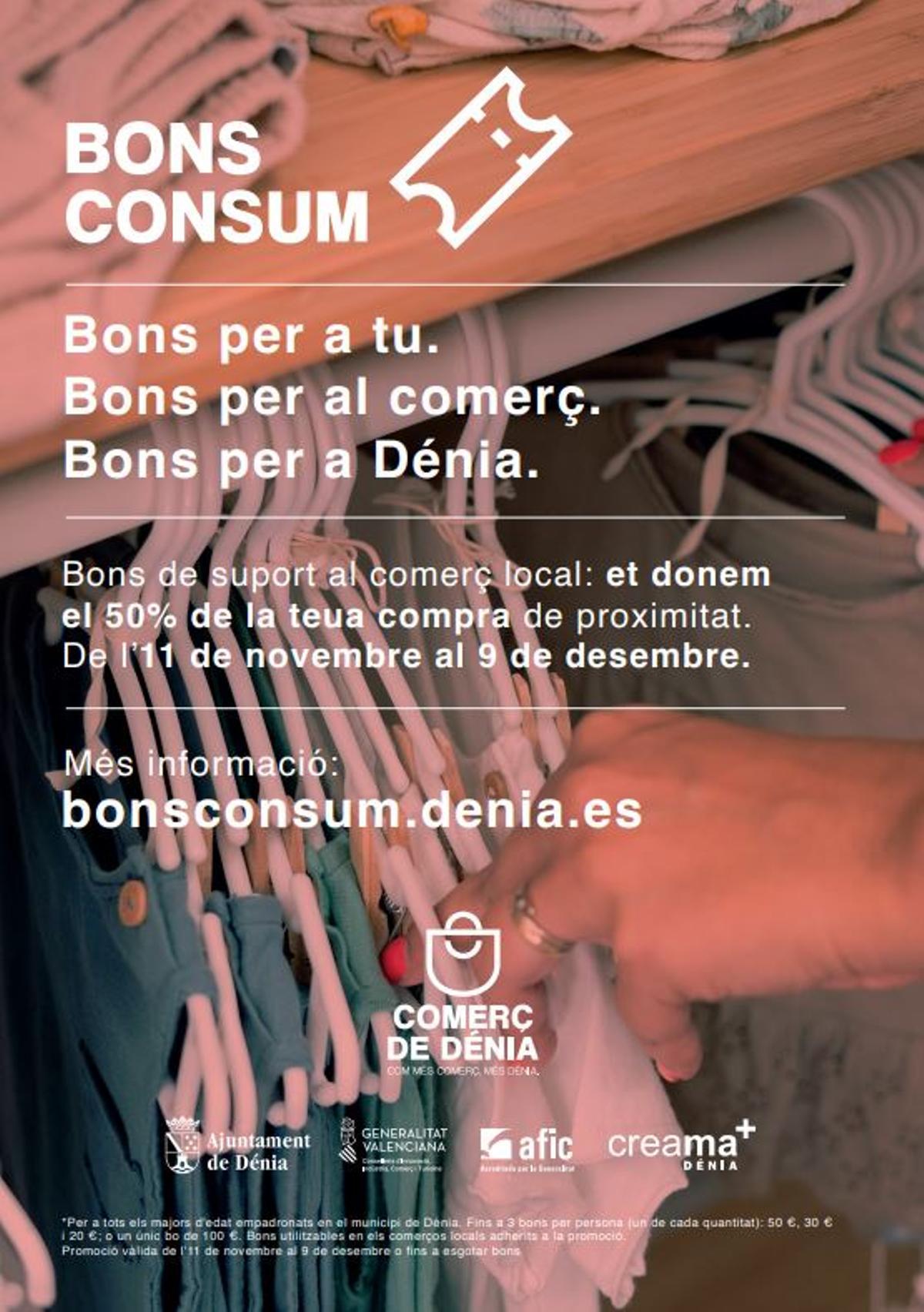 Cartel oficial de los Bonos Consumo