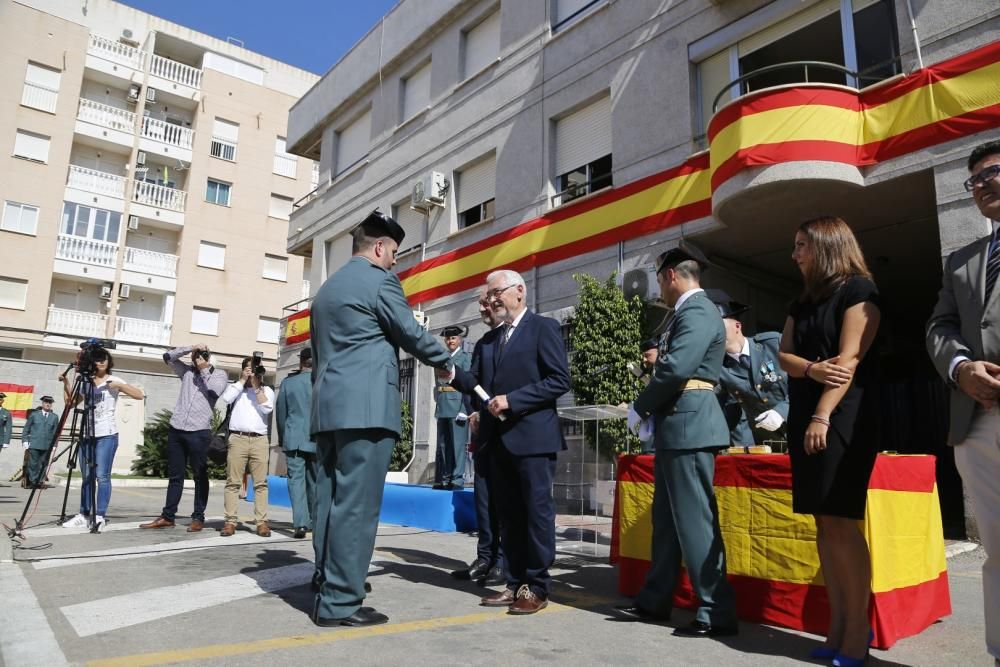 Misa y acto castrense en el cuertel de la Compañía de la Guardia Civil de Torrevieja y la Vega Baja el día de la Virgen del Pilar