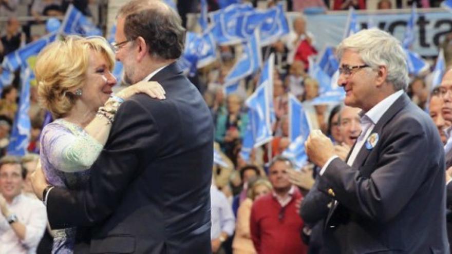 Rajoy cierra la campaña convencido de la victoria de Aguirre y Cifuentes