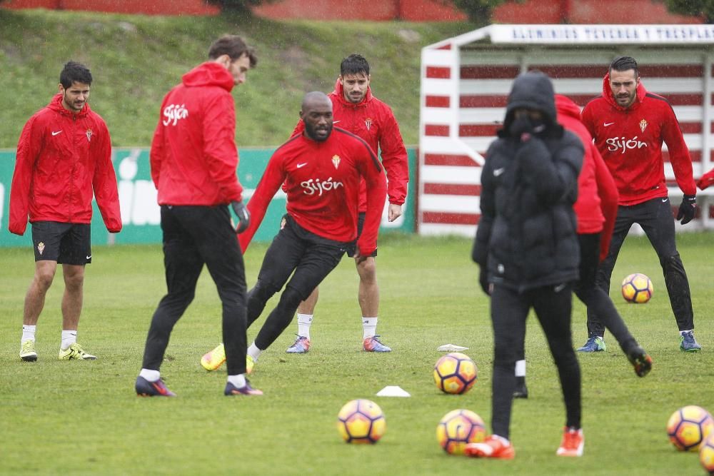 Entrenamiento del Sporting