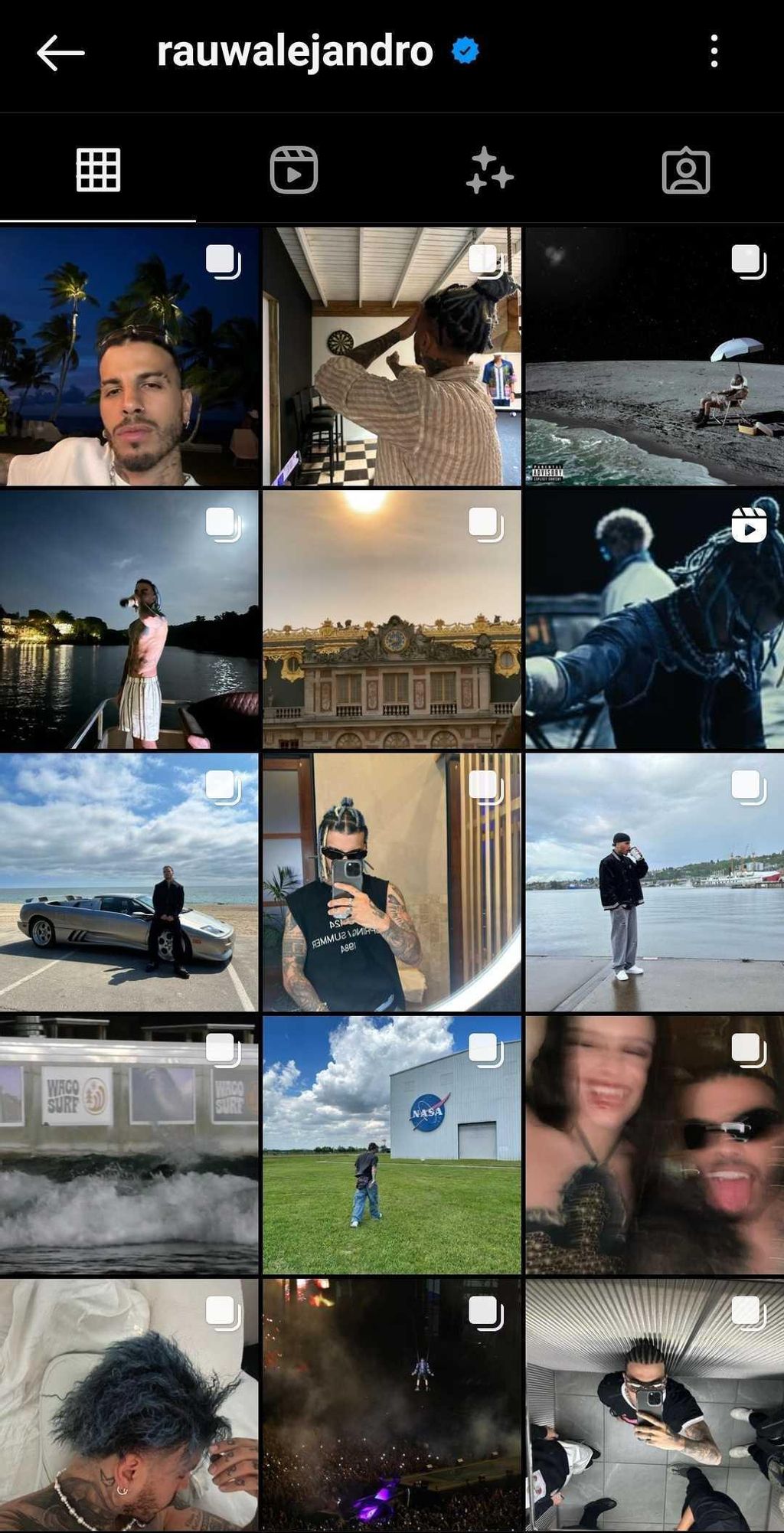 Rauw Alejandro borra todas las fotos que tiene con Rosalía de su Instagram, excepto la de la promo de 'Vampiros'.