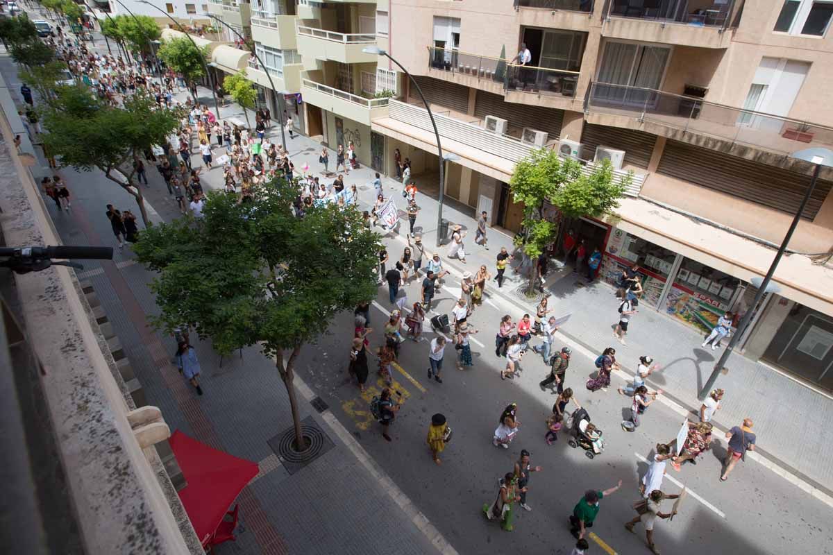 Manifestación Ibiza Respira en Ibiza