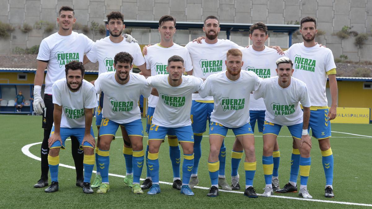 Formación inicial de Las Palmas Atlético.