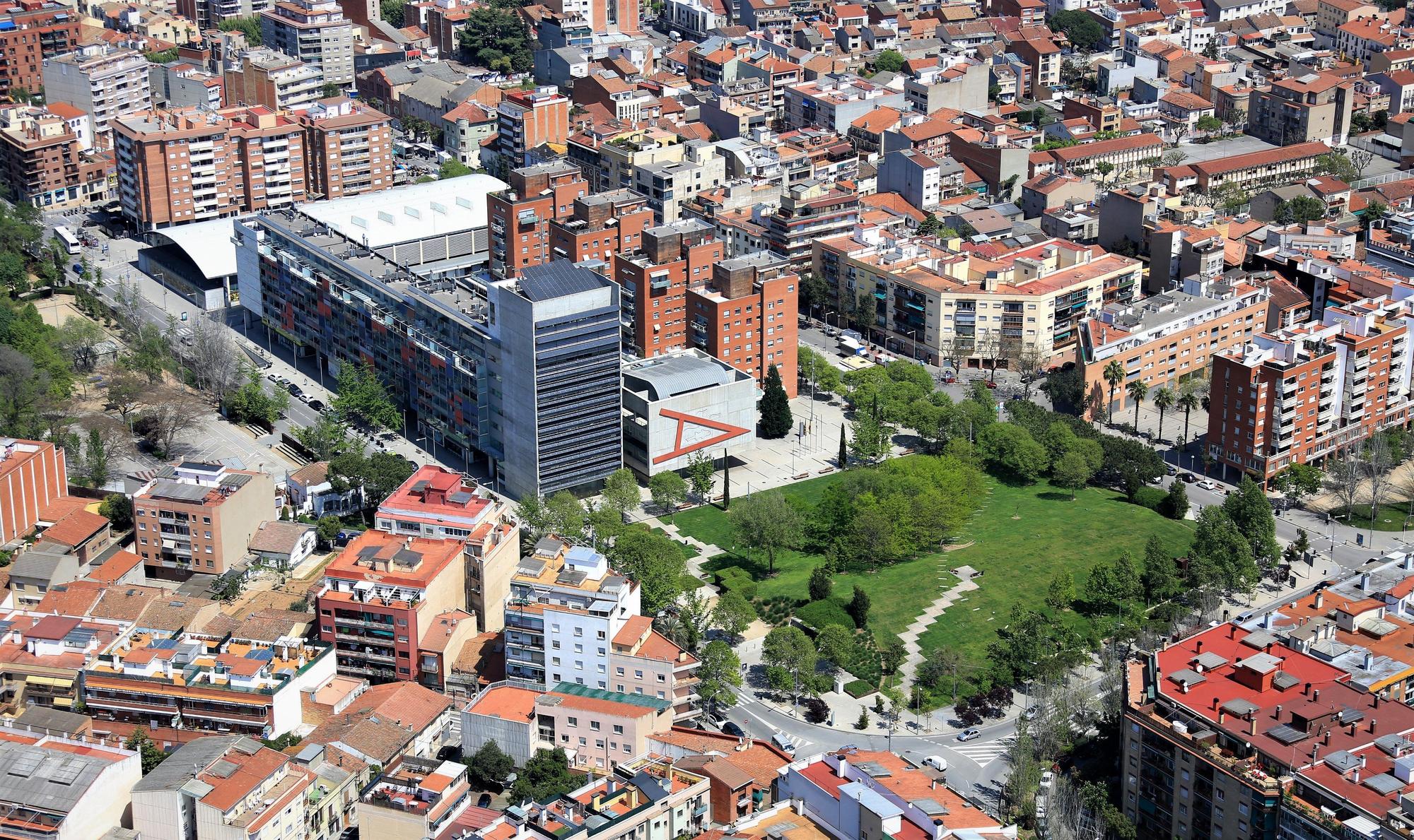 Vista aérea de Mollet del Vallès.