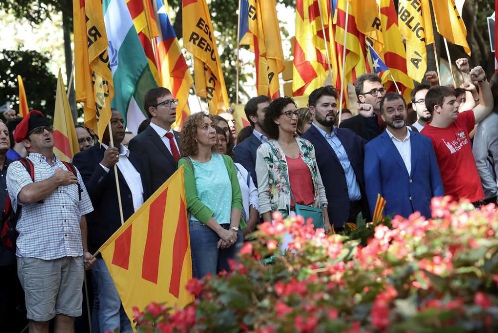 La Diada de l'11 de setembre a Catalunya