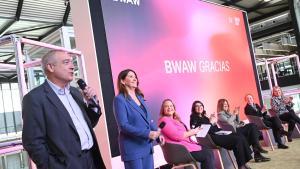 Pere Navarro, delegado especial del Estado en el CZFB, durante la última jornada de la BWAW 2024