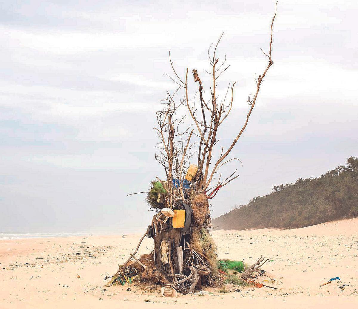 Fotografía de la autora de una de las estructuras que inspiraron su colección 'Khamekaye'.