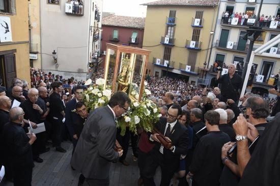 Berga rep a la Mare de Déu de Queralt