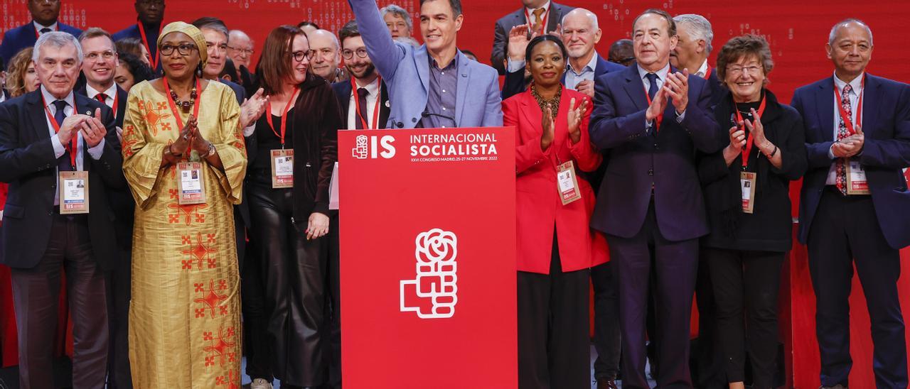 El presidente de Gobierno, Pedro Sánchez, participa en el XXVI Congreso de la Internacional Socialista.