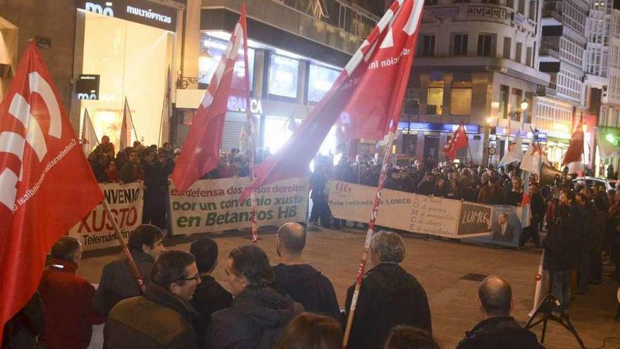 Protestas contra la precariedad laboral