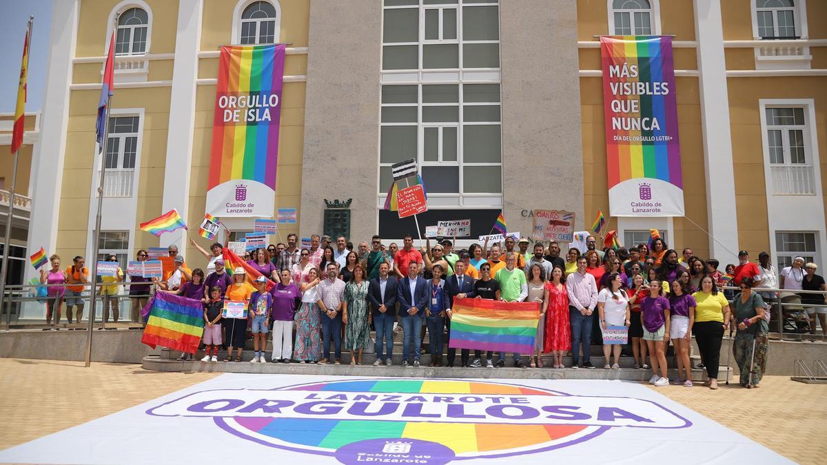 Celebración del Día del Orgullo LGTBIQ+ 2023 en el Cabildo de Lanzarote