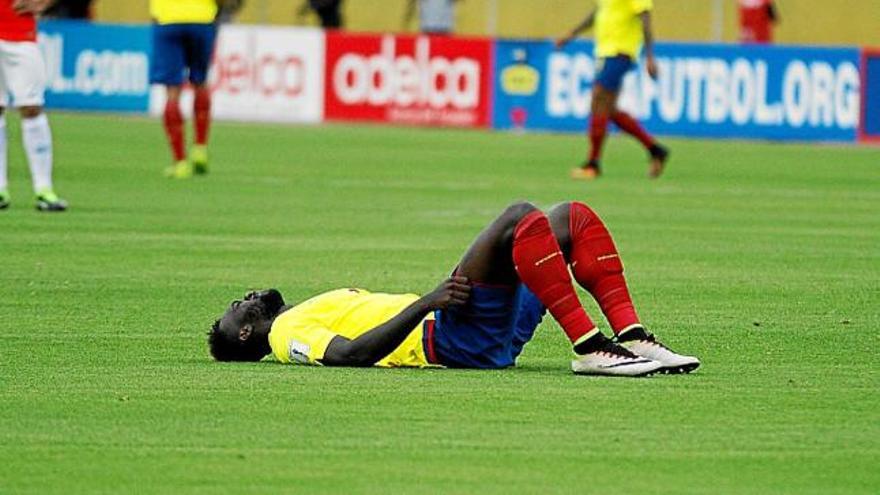 Caicedo es perdrà els partits contra Las Palmas i l&#039;Eibar