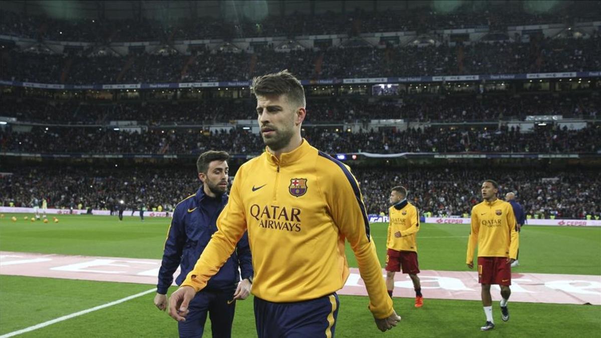 A Piqué le esperan con ganas en el Santiago Bernabéu