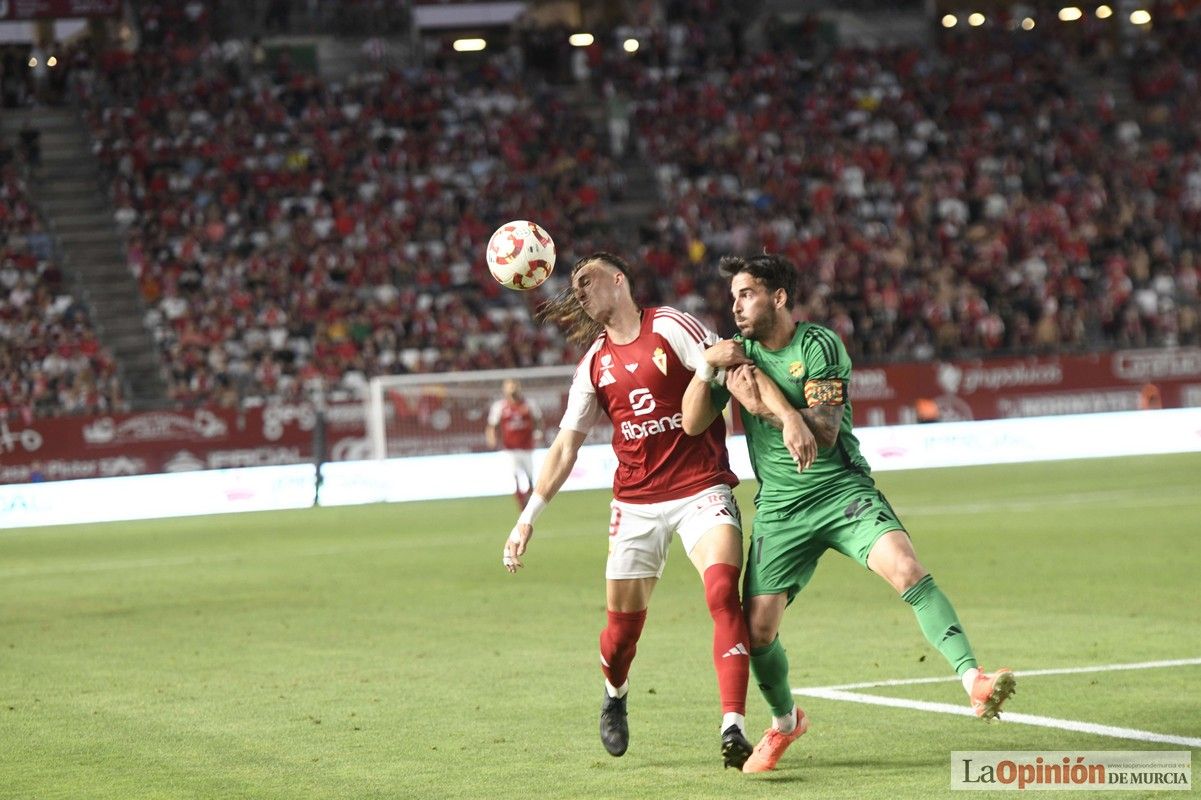 Así fue el encuentro del play off del Real Murcia y el Nástic en la lucha por el ascenso