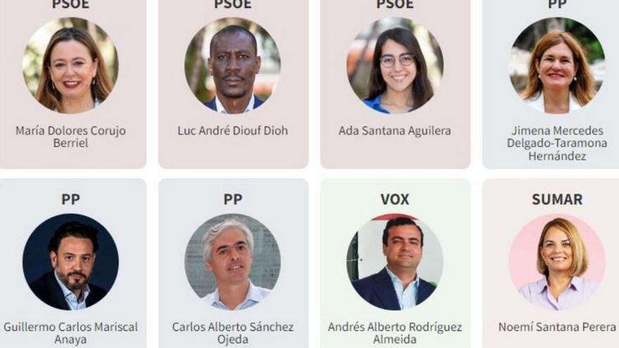 Resultados elecciones generales en Canarias: estos son los 26 representantes canarios en las Cortes Generales tras el 23J