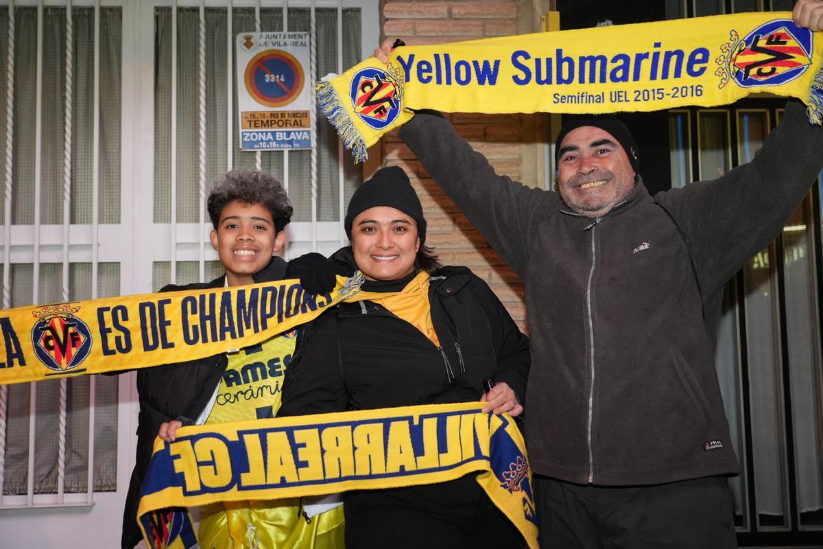 Galería: El frío protagoniza la previa del Villarreal-Mallorca