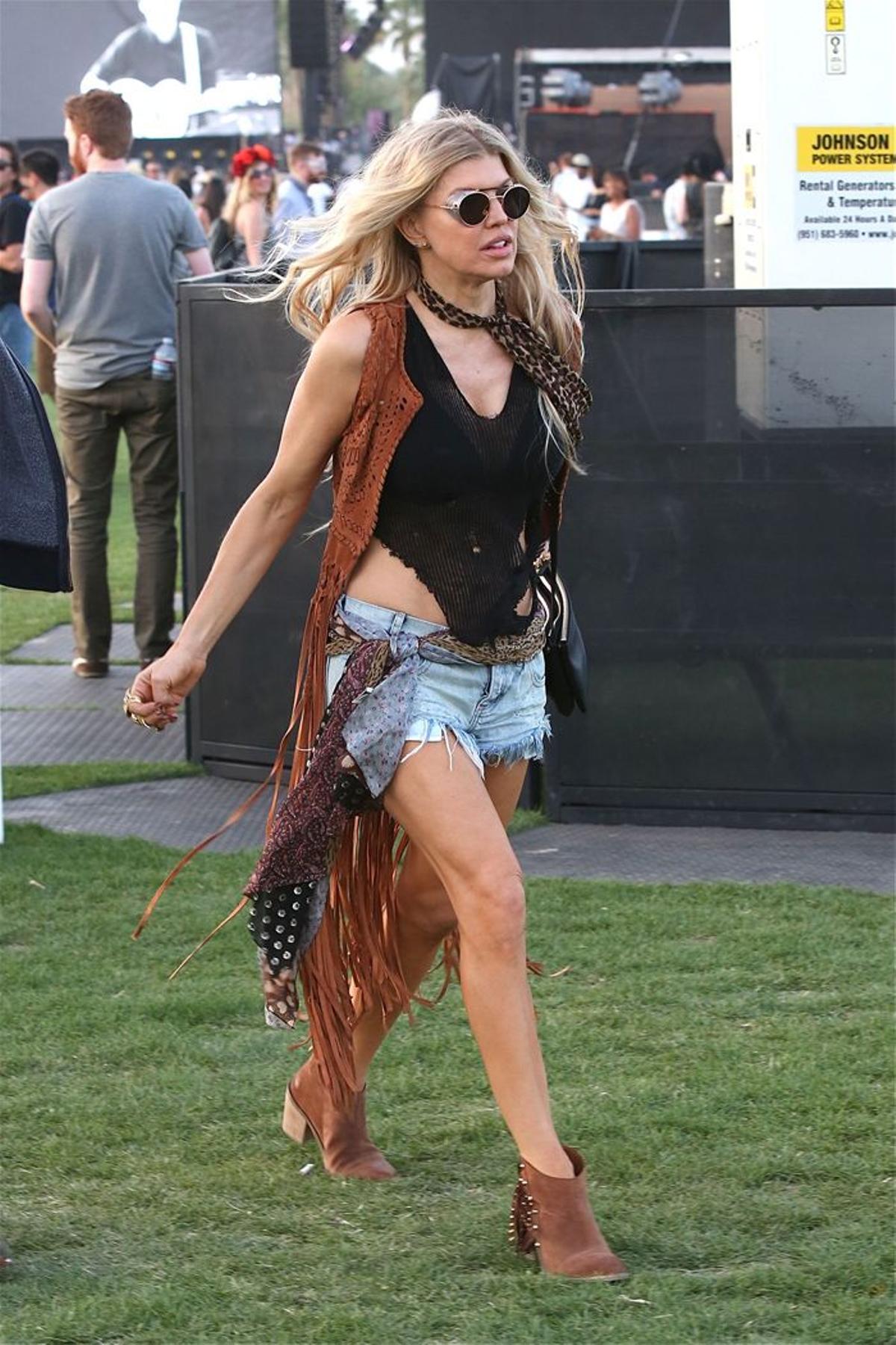 Fergie y los flecos en Coachella 2015
