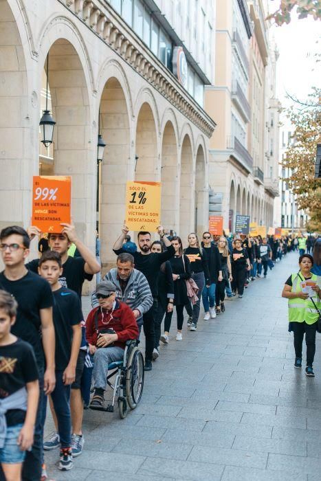 Caminando por la libertad, en el 2019, en Zaragoza
