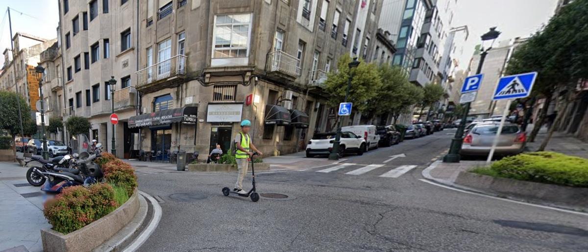 Cruce entre las calles Brasil y Cuba.