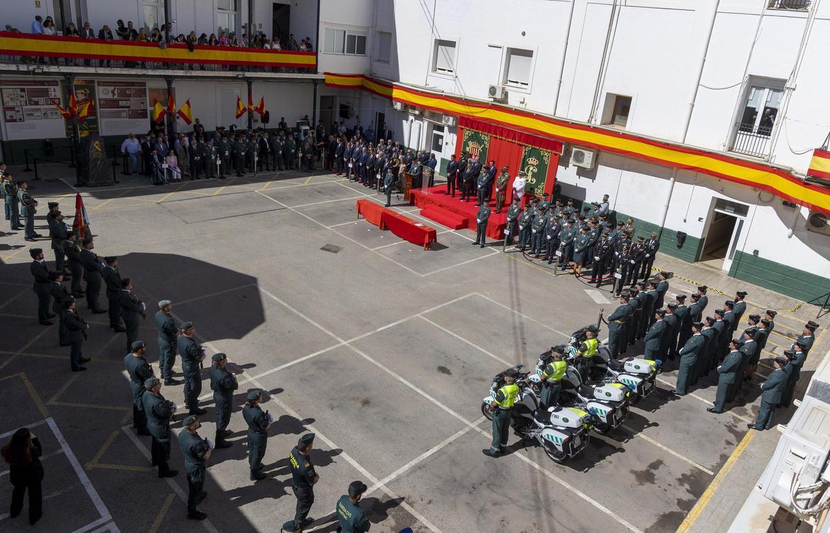 La Guardia Civil celebra en Alicante el 182 aniversario de su fundación