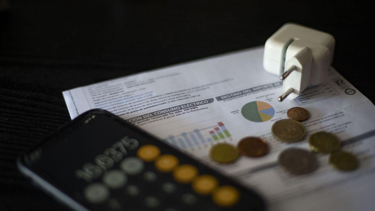 Imagen de archivo de una factura eléctrica