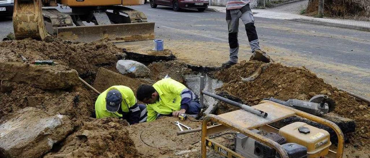 Construcción e industria mantienen sus parámetros de paro de hace una década. // Bernabé/Javier Lalín